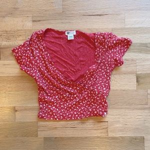 Billabong wrap crop top